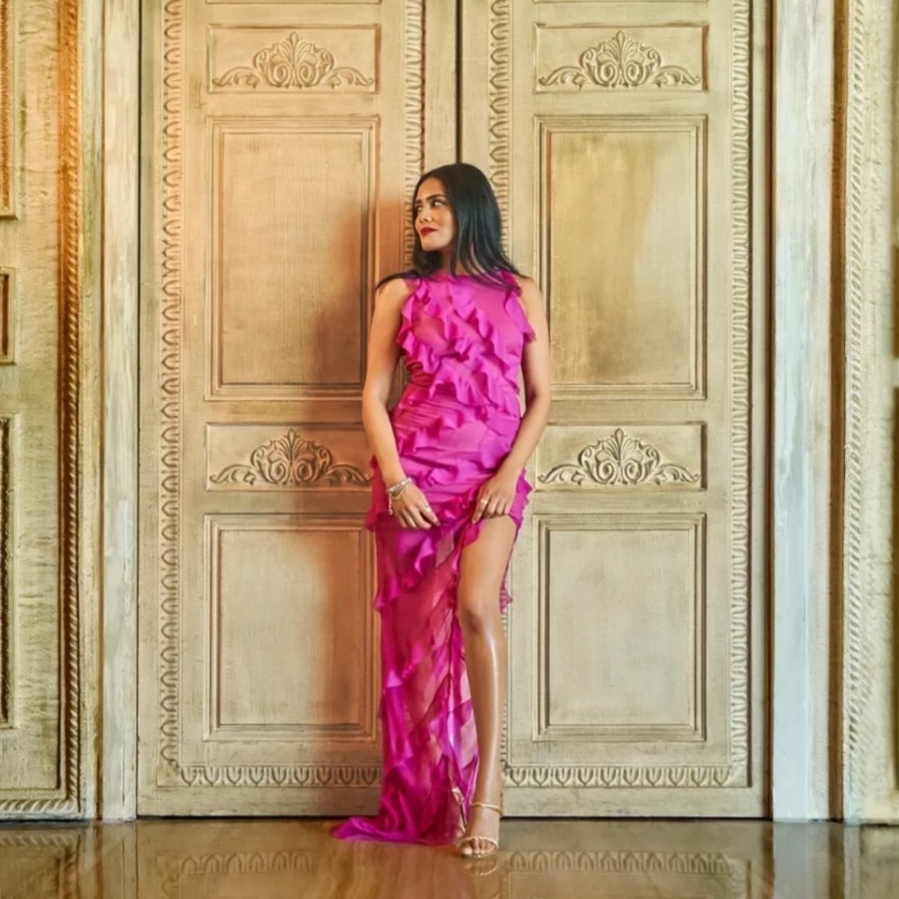 Magenta dress